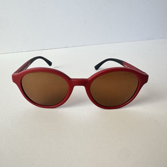 EMPORIO ARMANI Kids Sunglasses EA3202 Red Matte Round Frames Size 47 18 125 - Picture 9 of 12